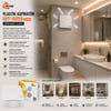 Ni-sa Ebt-150sb Plastik Aspiratör ( 150 ) ( Beyaz ) Banyo Tuvalet Havalandırma Aspiratörü (20w) (2800rpm) (320m3/h)