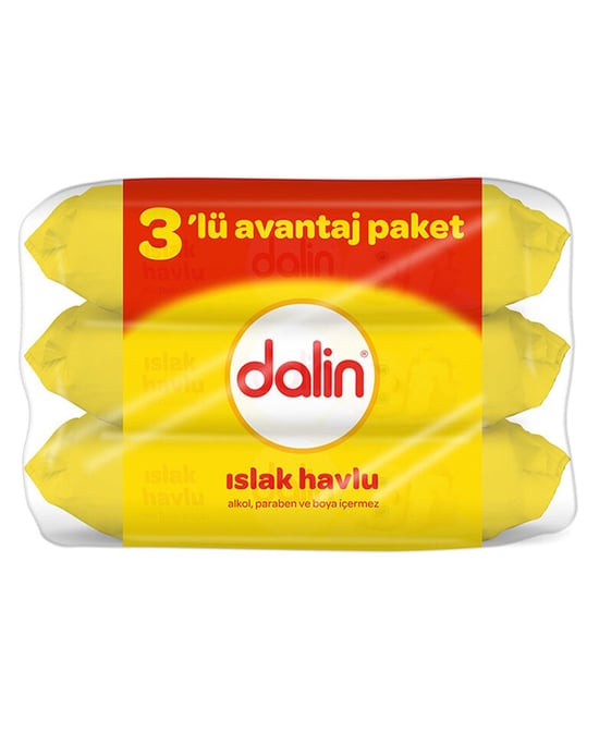 Dalin Islak Mendil Havlu 56 X 3'lü Avantaj Paketi