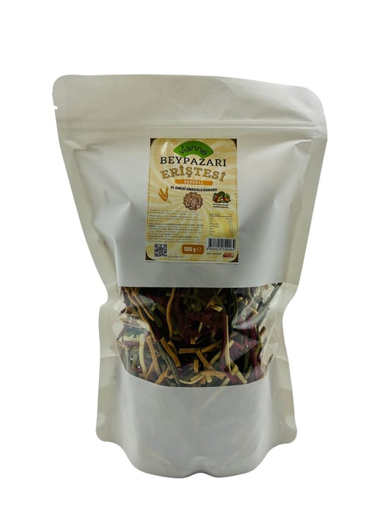 Vianne Sebzeli Beypazarı Eriştesi 500 G - Katkısız El Kesimi