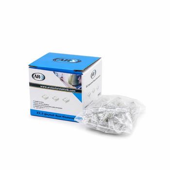 Ars Kod-344069 ( 2li ) ( 2x2.5 Kablo Geçmeli ) ( Mandallı ) ( Buat ) Klemensi