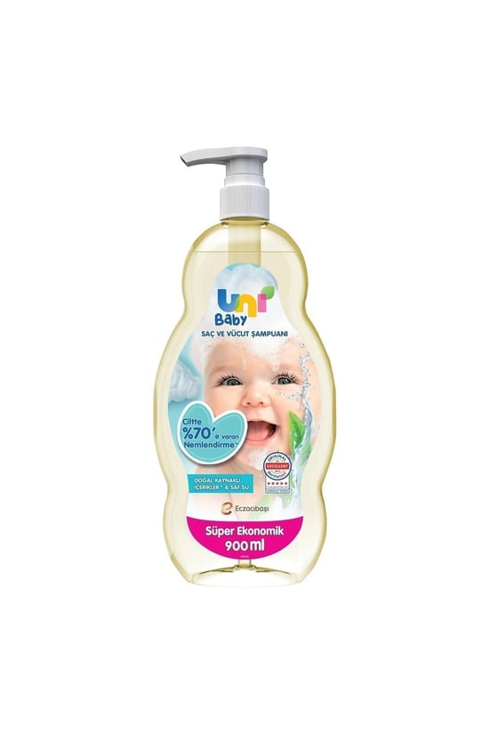 Uni Baby Saç ve Vücut Şampuanı 900 Ml