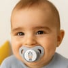 Wee Baby Safari Damaklı Silikon Emzik 6-18 Ay Gri