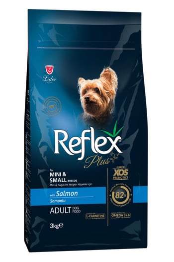 Reflex Plus Mini Small Somonlu Küçük Irk Yetişkin Köpek Maması 3 Kg