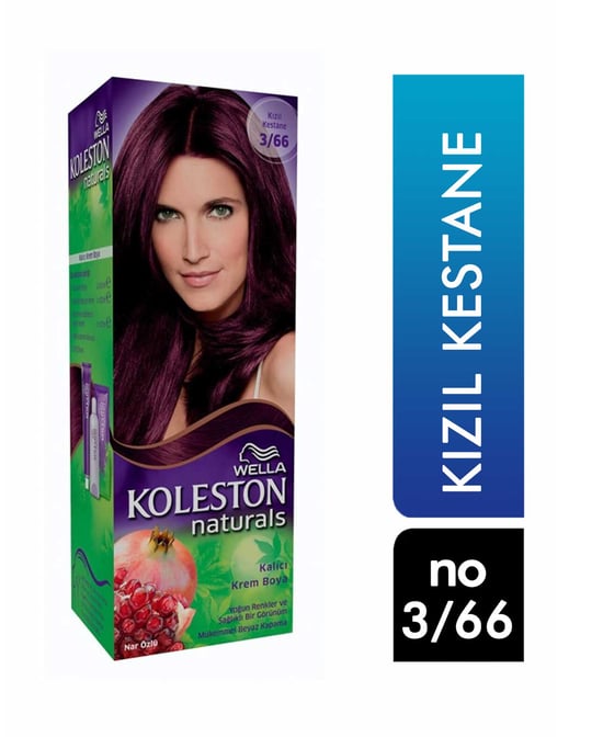 Koleston Naturals Saç Boyası No 3/66 Kızıl Kestane