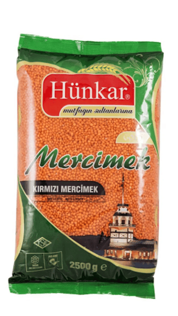 Hünkar 2,5kg Yeşil Mercimek