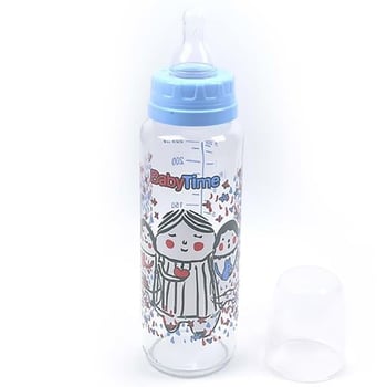Babytime Biberon Kiraz Uçlu Cam 250cc - Bt073
