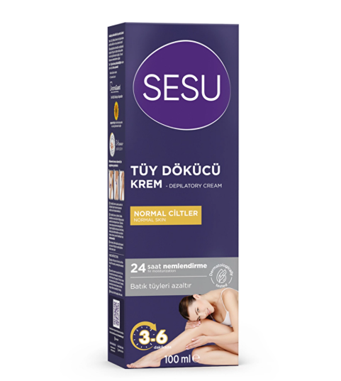 Sesu Tüy Dökücü Krem 100 Ml Normal Tüyler