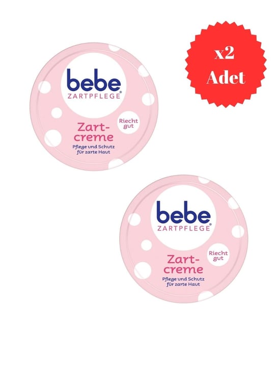 Bebe Zartpflege Baby/kids Hassas Bakim Cilt Kremi 50ml X2 Adet