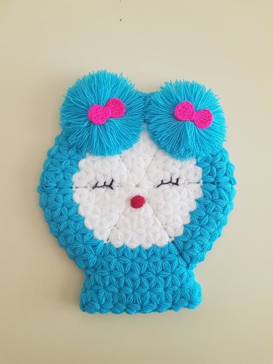 HERŞEY FIRSAT BANYO PONPONLU KIZ BEBEK / ÇOCUK KESE LİFİ EL ÖRMESİ