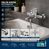 Kinetex Ktx-2640 ( Krom ) Delta Banyo Bataryası ( Aç Kapa)