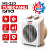 Marsstar Ms-220 ( Sıcak & Soğuk ) ( Turbo Fanlı ) Elektrikli Isıtıcı ( Soba ) ( 3 Kademe Hız Ayar ) ( 2000w )