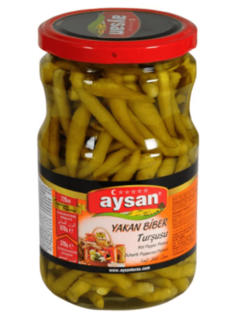 Aysan 670gr Yakan Biber Turşu Cam Kvnz