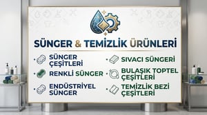 SÜNGER ÇEŞİTLERİ-TEMİZLİK BEZLERİ kampanya resmi