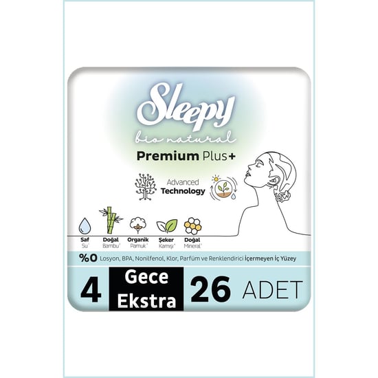 Sleepy Ped Bıo Nat.mega Gece Extra 26'lı