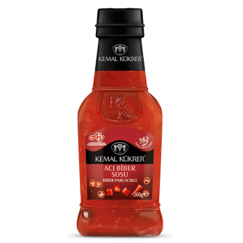 Kemal Kükrer Acı Biber Sosu Parçacıklı 260gr Pet