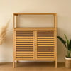 İnura Global İbico İ21-149 Çok Amaçlı Dolap ( Ahşap Bambu ) ( Organizer Raflı ) ( 66x33x85cm )