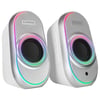 Rms-x3 2.0 6w Bluetooth Özellikli Beyaz Multimedia Rgb Işıklı Gaming Usb Speaker