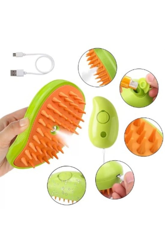 Diyarı Fırsat Pratik Şarjlı Soğuk Buharlı Kedi Köpek Fırçası Tarağı