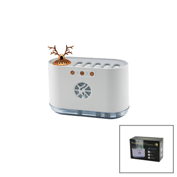 Alaska Sdr-h-006 ( Geyik Figürlü )( 700ml )( Sese Duyarlı )( Usb Şarjlı & Renkli Ledli Işık ) Hava Nemlendirici ( Buhar Makine & Koku Giderici) 4.5w