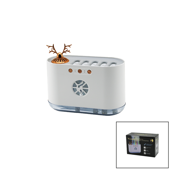 Alaska Sdr-h-006 ( Geyik Figürlü )( 700ml )( Sese Duyarlı )( Usb Şarjlı & Renkli Ledli Işık ) Hava Nemlendirici ( Buhar Makine & Koku Giderici) 4.5w