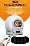 Livenzi Pet Akıllı Otomatik Kedi Tuvaleti | Wi-fi Kontrollü & Otomatik Temizleme & Koku Önleyici & Uv Sterilizasyon