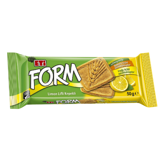 Eti Form Bisküvi 50 Gr Limon Lifli