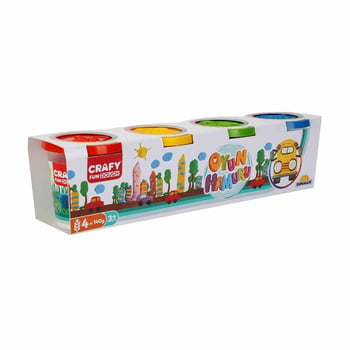 Oyun Hamuru 4'lü 4x140gr