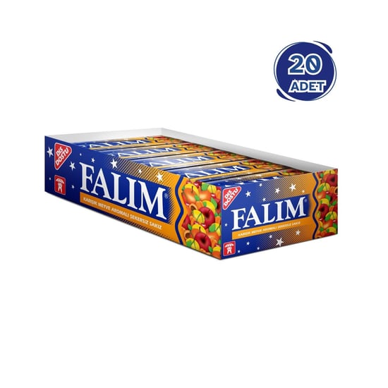 Falım Karışık Meyve Aromalı Sakız 7 Gr - 20 Adet