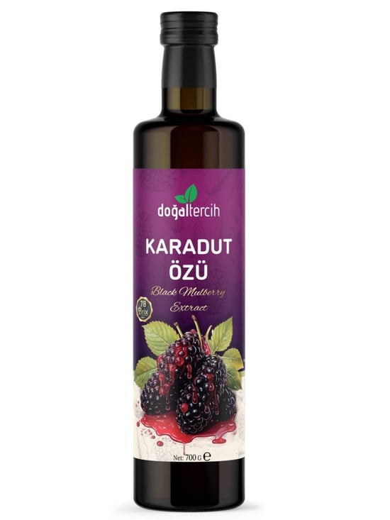 Doğaltercih Soğuk Sıkım Karadut Özü (black Mulberry Extract) 700 Gr