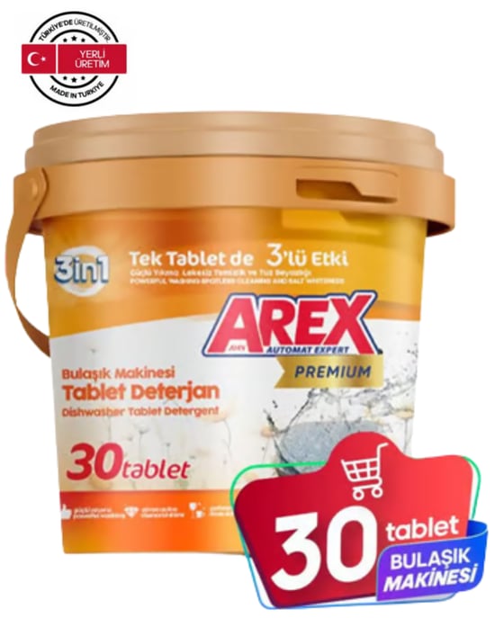 Arex Bulaşık Tableti 30'lu (1 Kutu)