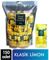 Eyüp Sabri Tuncer Kolonyalı Mendil İslak Mendil Klasik Limon 5x10 Küçük Boy 150 Adet
