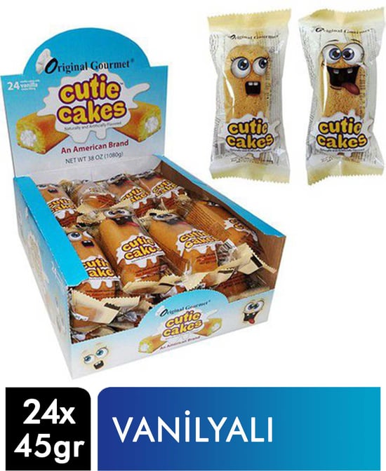 Original Gourmet Cutie Vanilyalı 45 Gr X 24'lü Koli