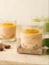 Dekoratif Portakal Kokulu Bardak Mum 110 Gr