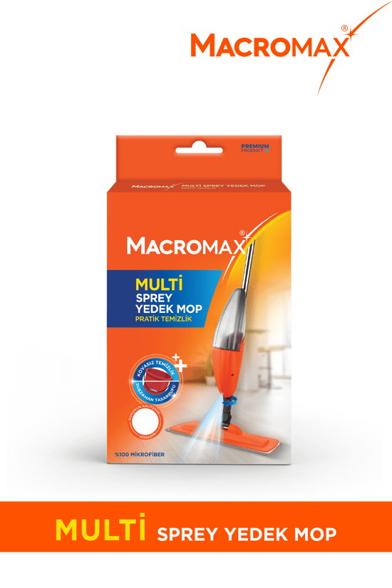 Macromax Multi Sprey Yedek Mop Pratik Temizlik