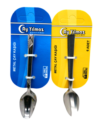 Ay Yılmaz ( 6pcs ) Metal Çay Kaşık