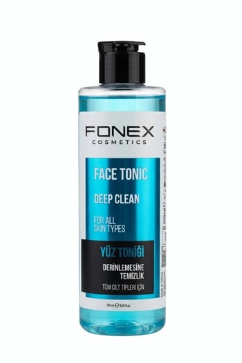 Fonex Derinlemesine Temizlik Tüm Cilt Tipleri için Yüz Toniği 250 Ml Mavi