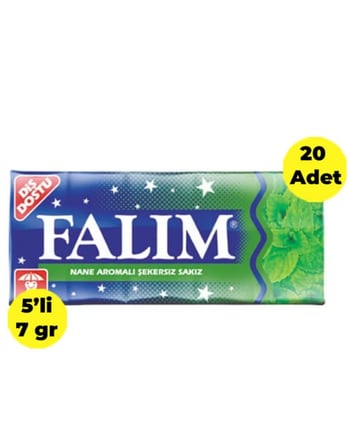 Falım Nane 5'li 7 gr 20 Adet Sakız