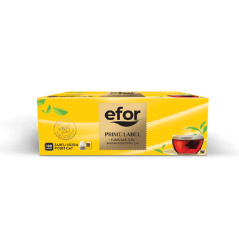Efor Prime Label Bardak Poşet Siyah Çay 2 Gr X 100 Adet