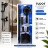 Tudor Tdr-257 ( Vakumlu & Siyah ) Lüx Sürgülü Duş Seti