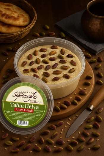 Kastamonu Meşhur Sepetçioğlu Antep Fıstıklı Kürek Tahin Helva 700g