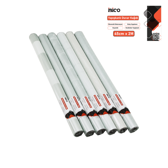 İ13-074 ( 2mt X 45cm )( Buz Desen )( Tezgah Üstü ) Folyo Sticker & Duvar Kağıt ( Kendinden Yapışkanlı & Eko Dekorasyon & Dayanıklı )