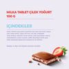 Milka Çilek Yoğurt Tablet Çikolata 100 gr X 22 Adet