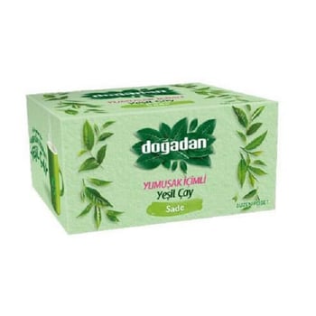 Doğadan 20li Süzen Poşet Yumuşak İçimli Yeşil Çay Sade 22gr