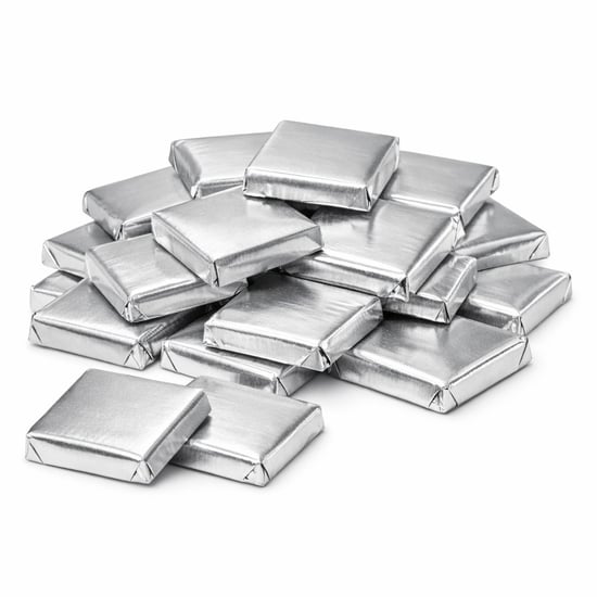 Miskets Sütlü Kare 7 Gr Madlen Çikolata Gümüş Sargı 3000 Gr