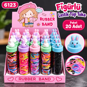 Hagiki Figürlü Lastik Tüp Toka