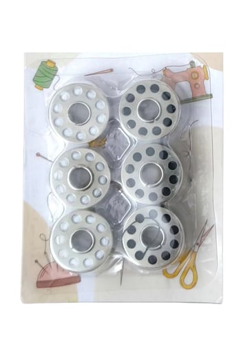 Masura İpli 6'lı Metal Siyah-beyaz