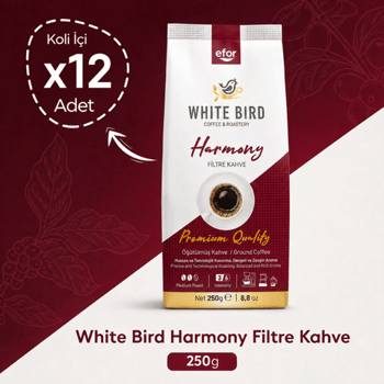 White Bird Harmony Filtre Kahve 250 G - 12'li Koli