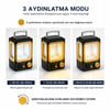 Hasuba Hs-234 ( Solar & Güneş Enerjili ) ( Usb Şarjlı ) Nostalji Solar Lamba ( 1500mah )