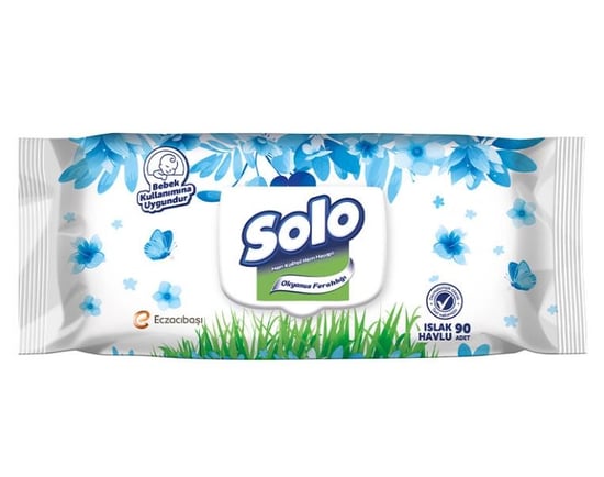 Solo Okyanus Ferahlığı 90 Yaprak Kapaklı İslak Mendil