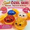 İthal Büyük Boy Çin Mantısı Squshi Özel Simli Orijinal Ban Sukuşi Stres Oyuncak